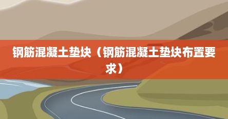 钢筋混凝土垫块(钢筋混凝土垫块布置要求)