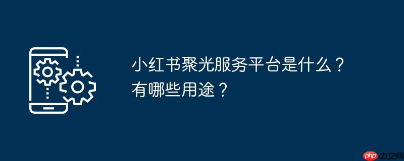 小红书聚光服务平台是什么?有哪些用途?