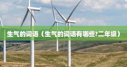 生气的词语（生气的词语有哪些?二年级）