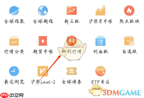 《东方财富》查看科创行情教程