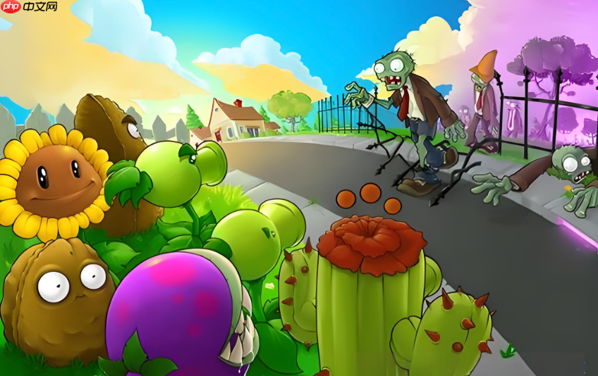 植物大战僵尸网页版无需下载 植物大战僵尸在线玩点击即玩