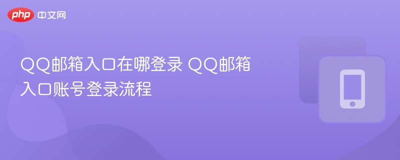 qq邮箱入口在哪登录 qq邮箱入口账号登录流程 - 乐哥常识网