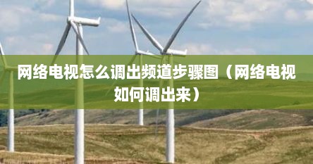 网络电视怎么调出频道步骤图（网络电视如何调出来）