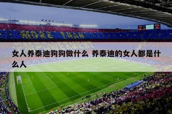 女人养泰迪狗狗做什么 养泰迪的女人都是什么人