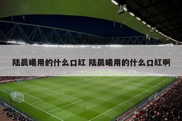 陆晨曦用的什么口红 陆晨曦用的什么口红啊