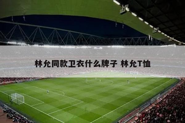 林允同款卫衣什么牌子 林允T恤