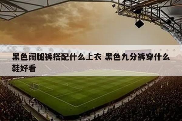 黑色阔腿裤搭配什么上衣 黑色九分裤穿什么鞋好看