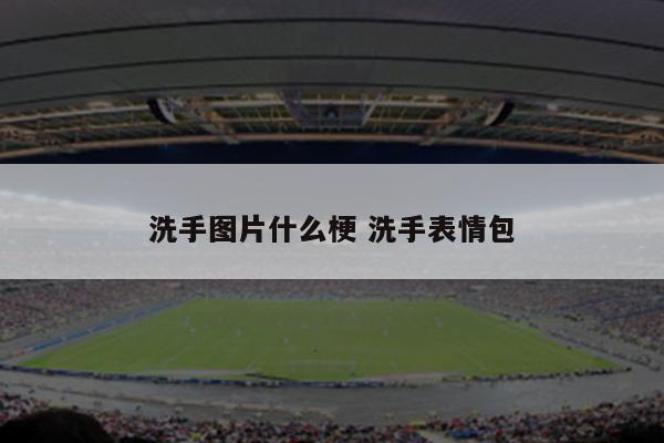 洗手图片什么梗 洗手表情包