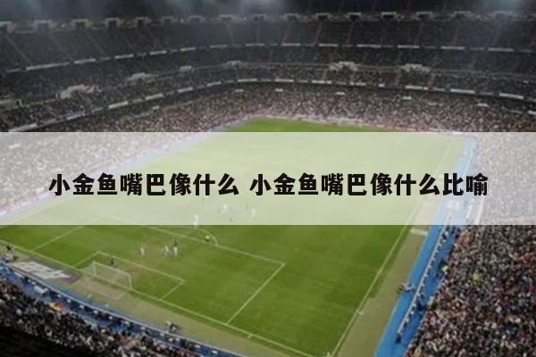 小金鱼嘴巴像什么 小金鱼嘴巴像什么比喻