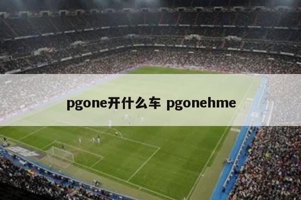 pgone开什么车 pgonehme